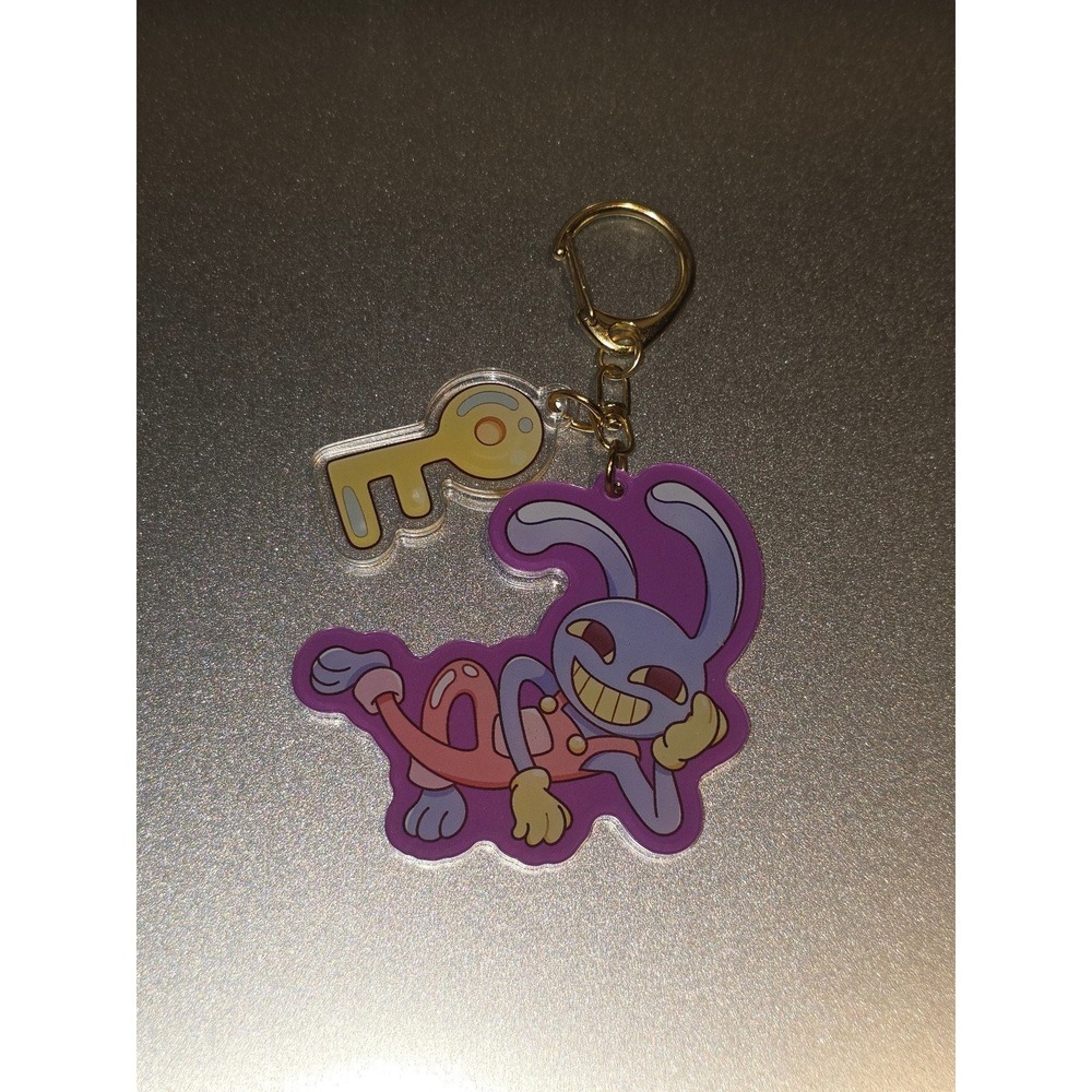 Jax Keychain‎ With Charm! TADC The Amazing Digital Circus Handmade!